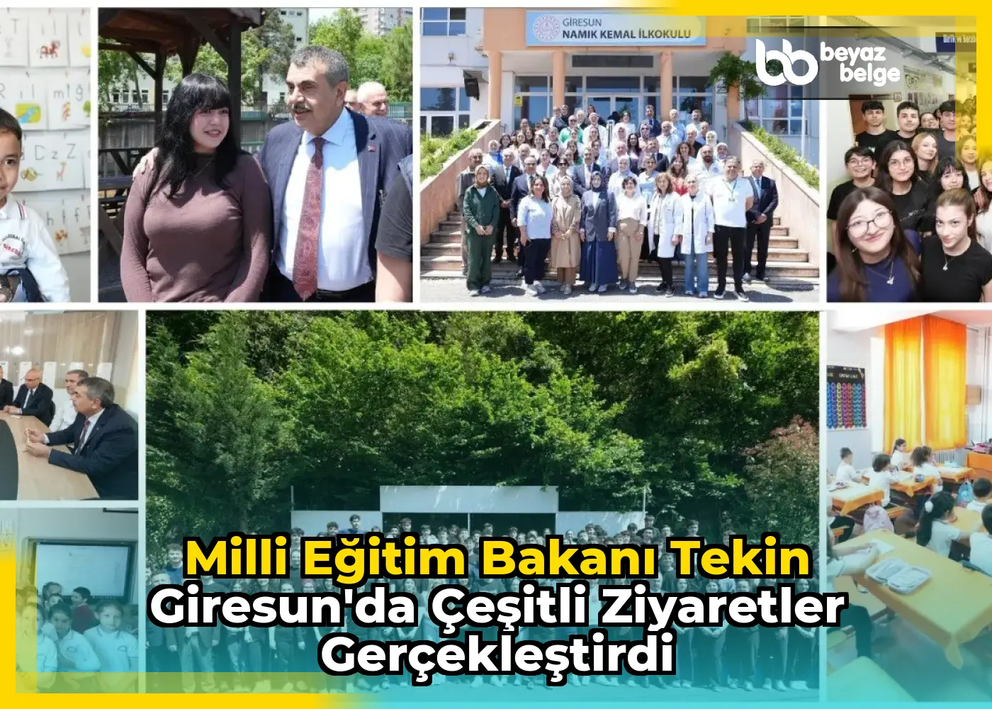 Milli Eğitim Bakanı Tekin Giresun'da çeşitli ziyaretler gerçekleştirdi