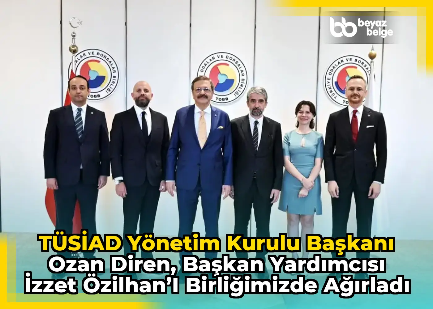 TÜSİAD Yönetim Kurulu Başkanı Ozan Diren, Başkan Yardımcısı İzzet Özilhan’ı Birliğimizde Ağırladı