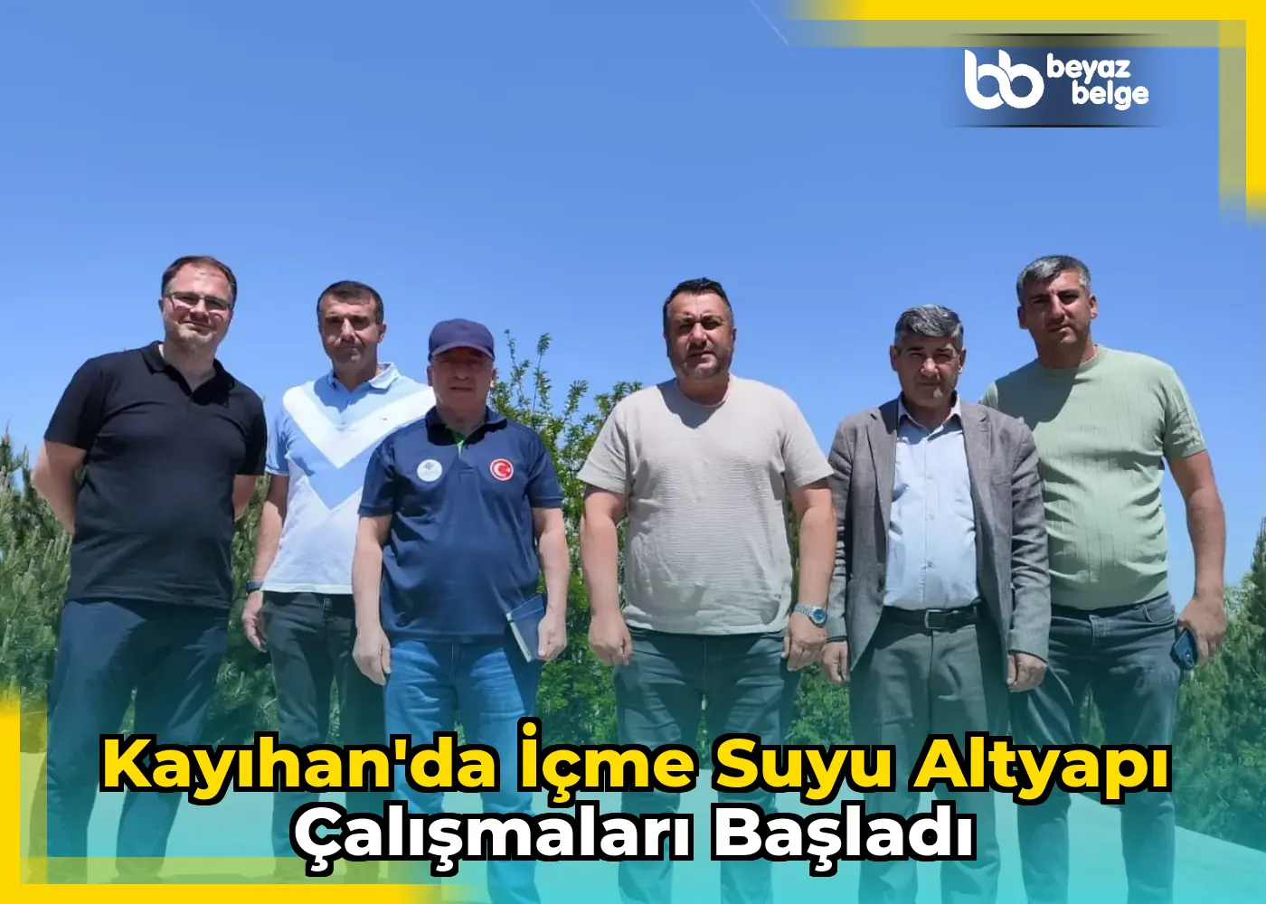 Kayıhan'da içme suyu altyapı çalışmaları başladı