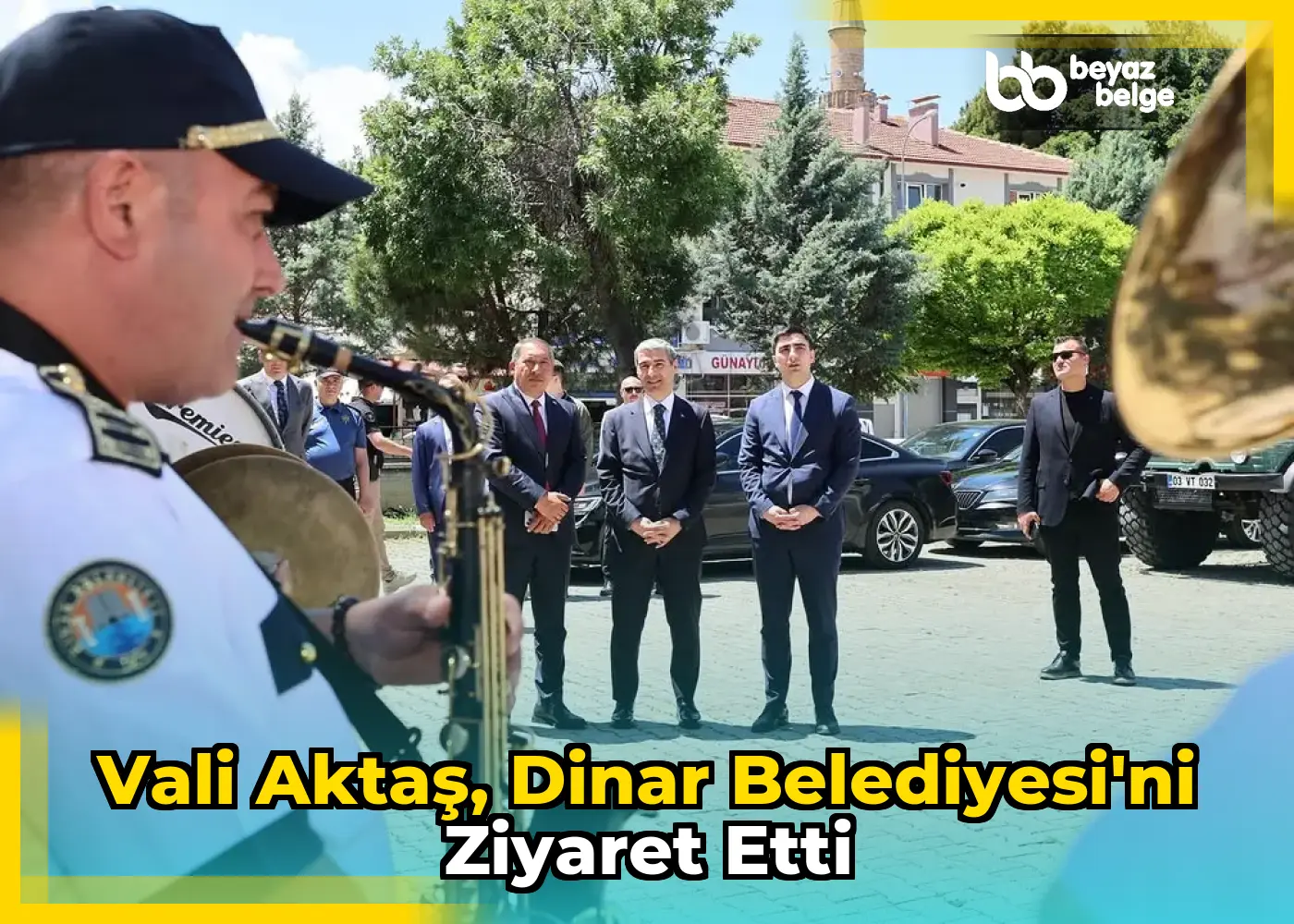 Vali Aktaş, Dinar Belediyesi'ni ziyaret etti