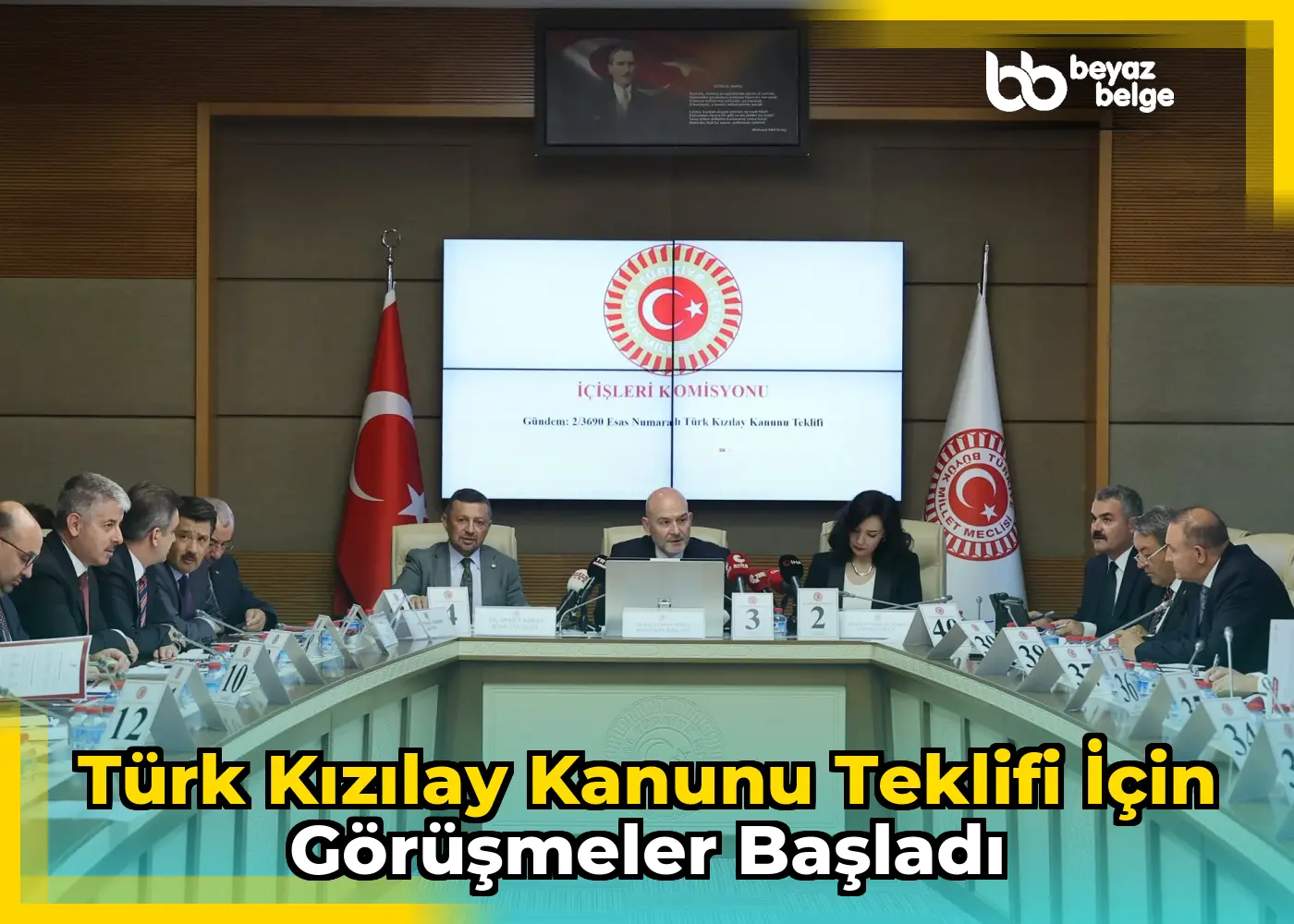 Türk Kızılay Kanunu Teklifi İçin Görüşmeler Başladı