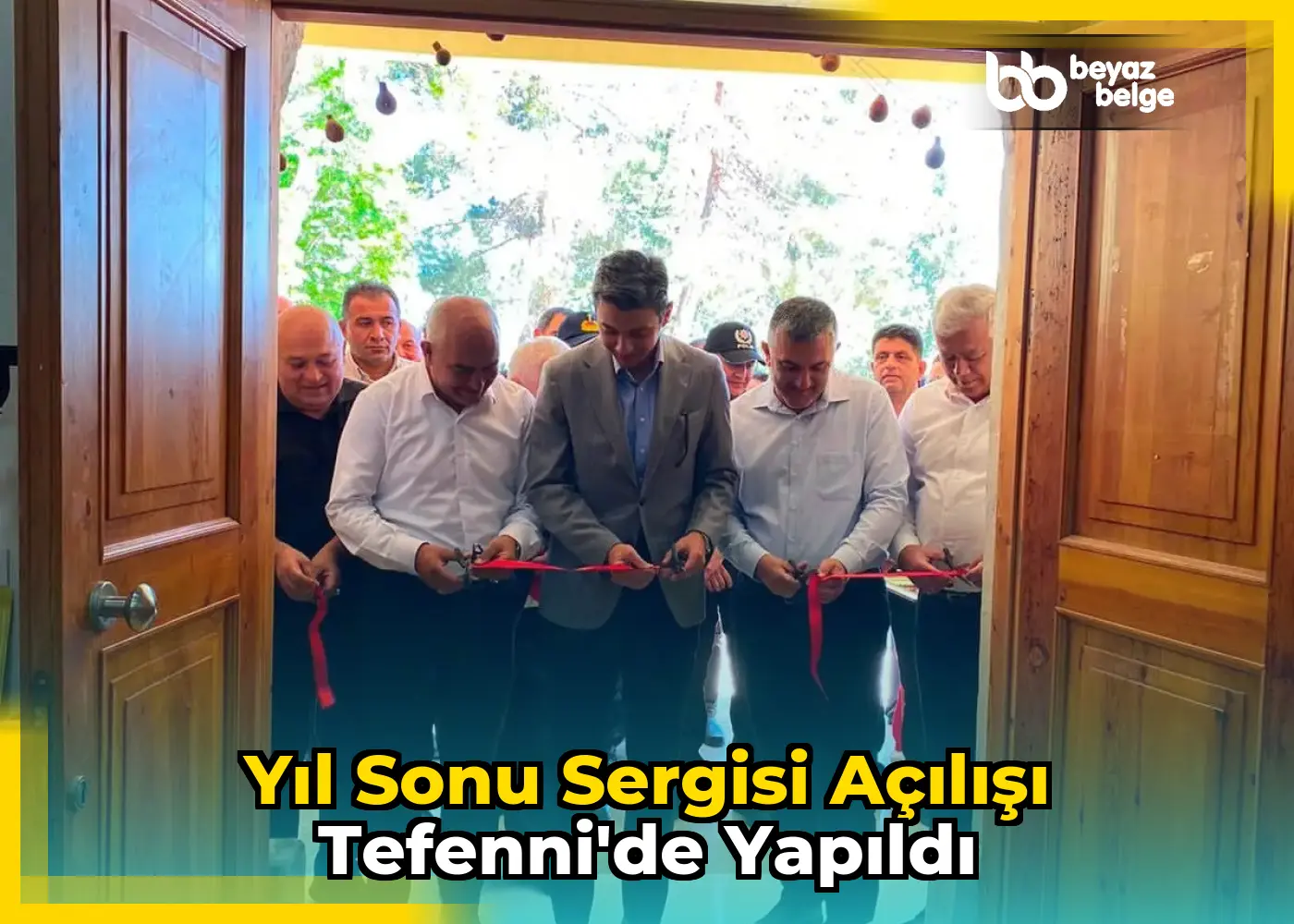 Yıl Sonu Sergisi açılışı Tefenni'de yapıldı