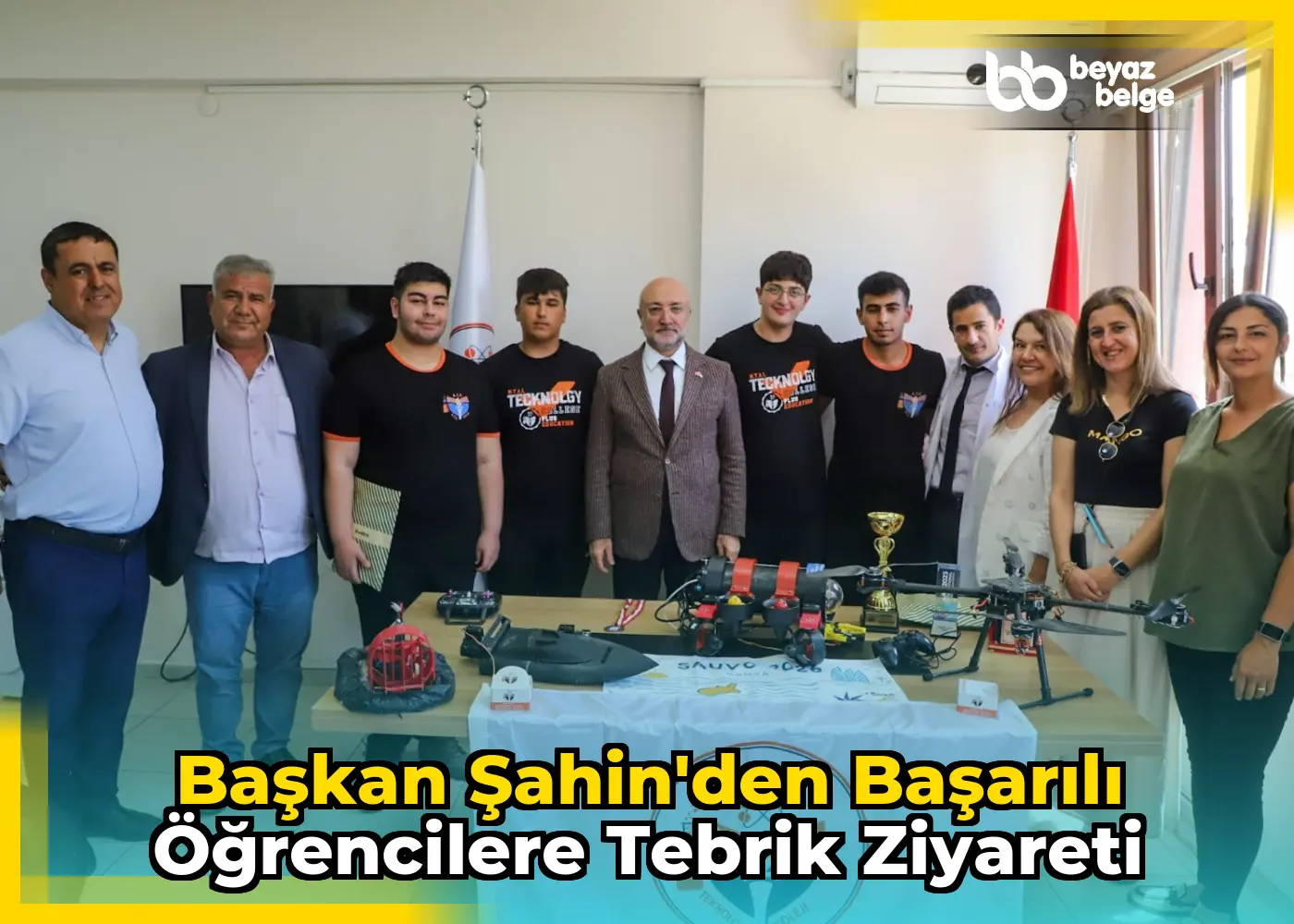 Başkan Şahin'den Başarılı Öğrencilere Tebrik Ziyareti