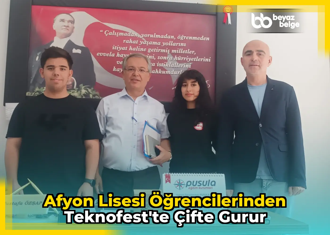 Afyon Lisesi Öğrencilerinden TEKNOFEST'te Çifte Gurur