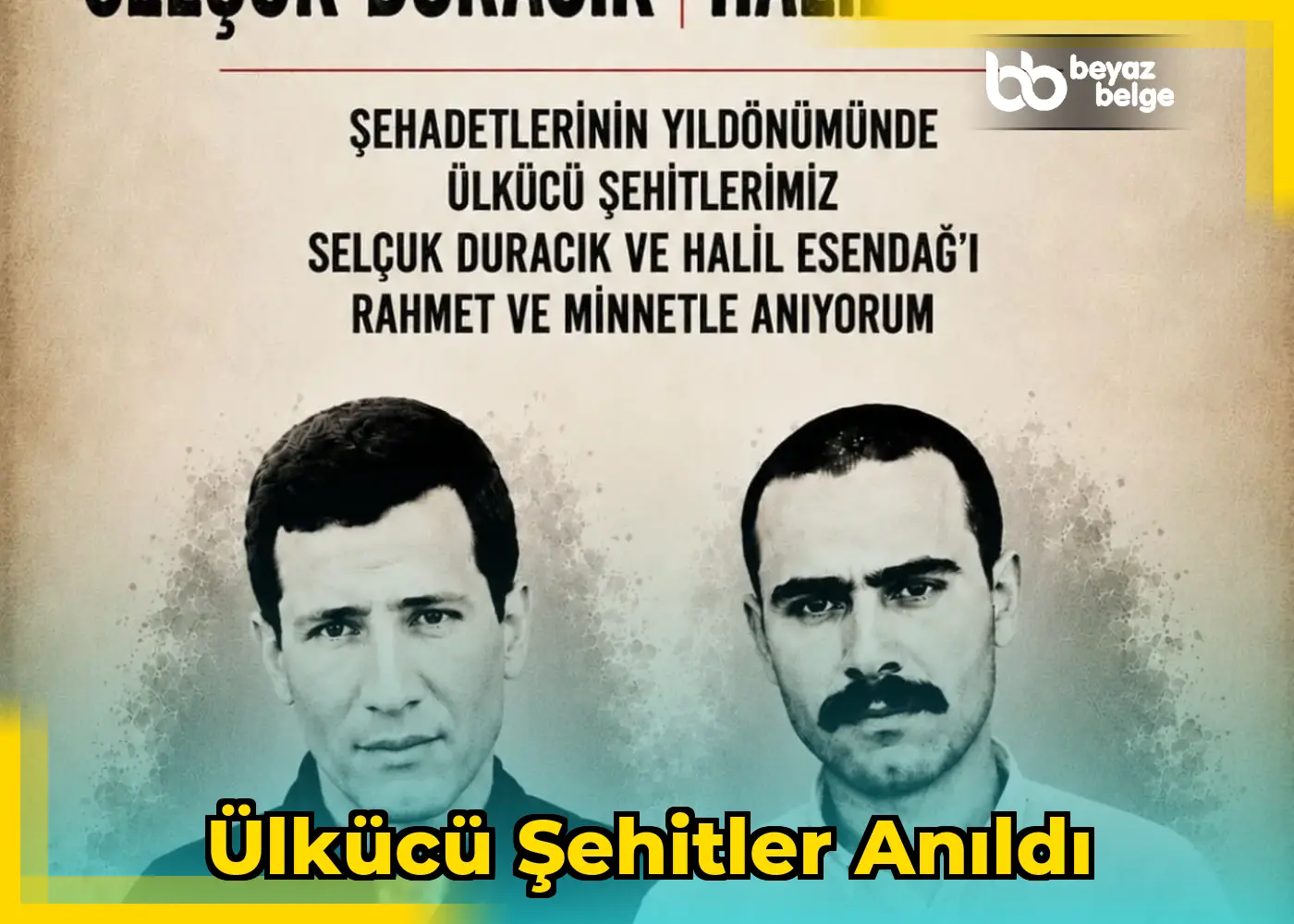 Ülkücü şehitler anıldı