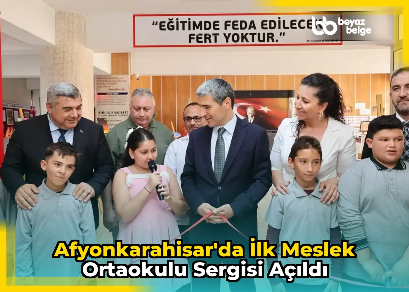 Afyonkarahisar'da İlk Meslek Ortaokulu Sergisi Açıldı