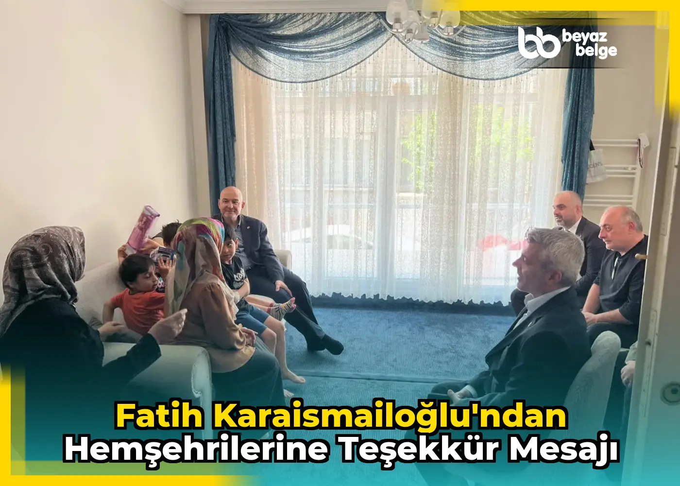 Fatih Karaismailoğlu'ndan hemşehrilerine teşekkür mesajı