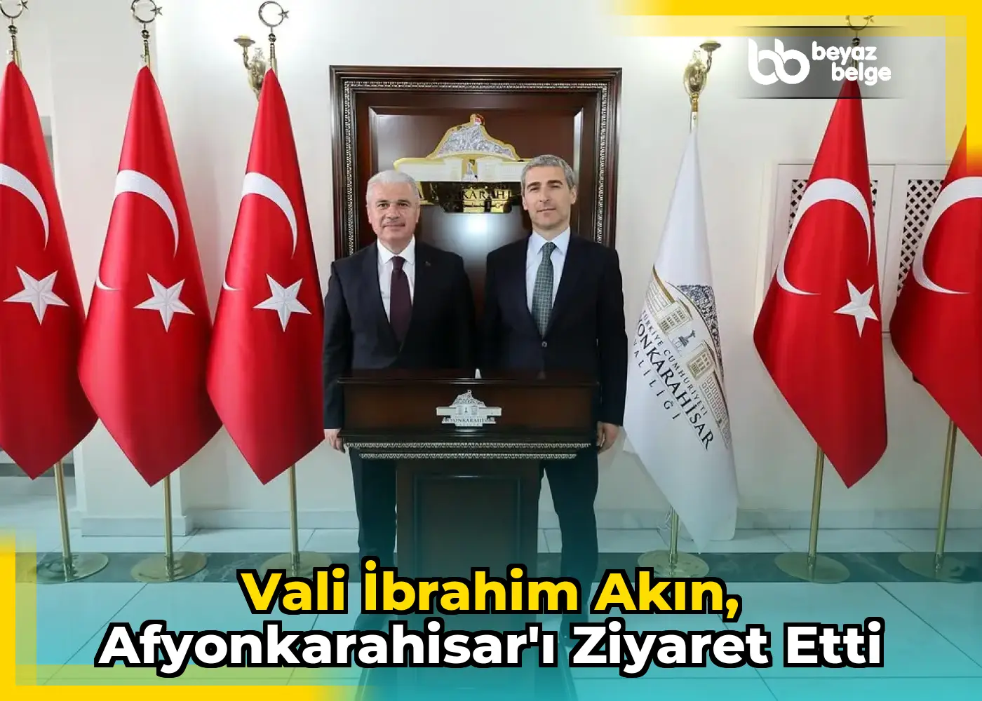 Vali İbrahim Akın, Afyonkarahisar'ı ziyaret etti