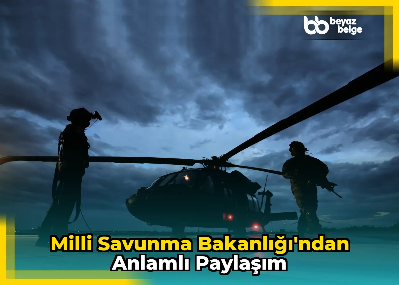 Milli Savunma Bakanlığı'ndan anlamlı paylaşım