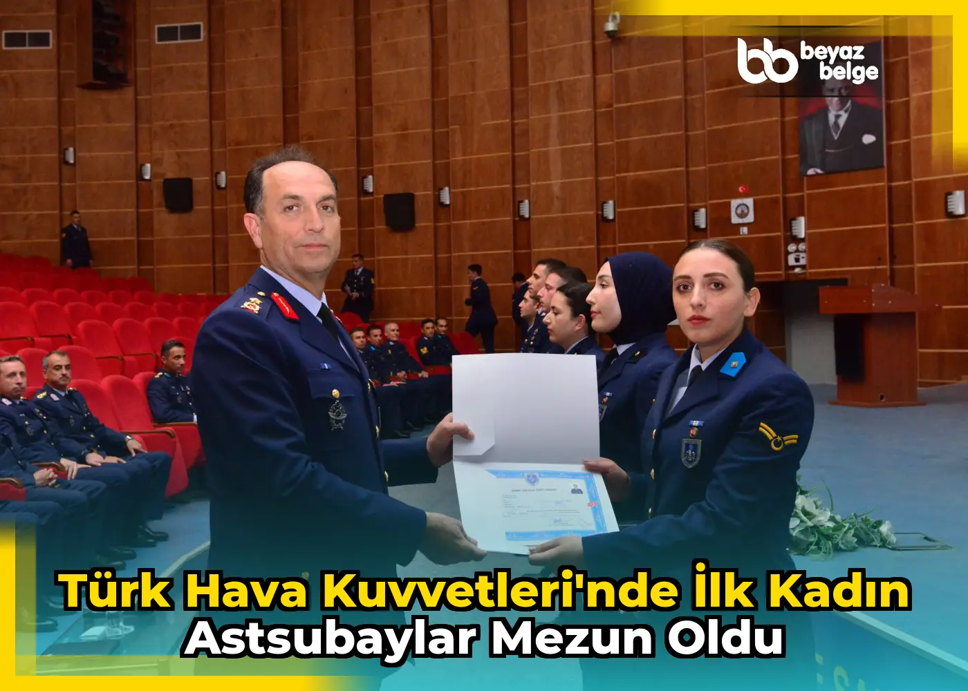Türk Hava Kuvvetleri'nde ilk kadın astsubaylar mezun oldu