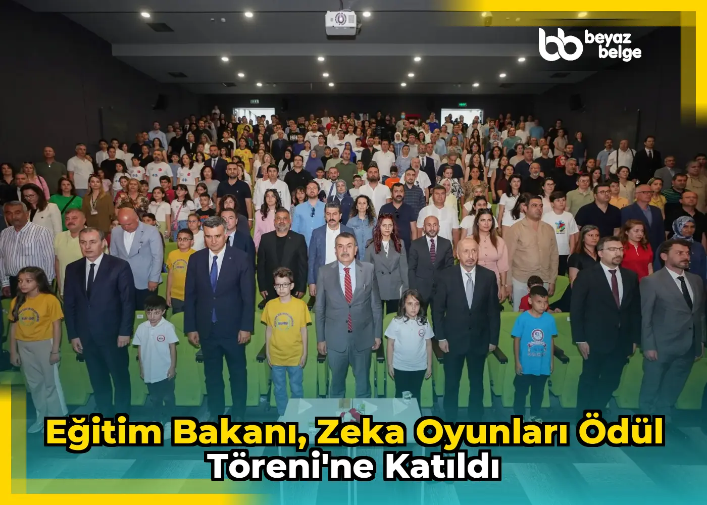 Eğitim Bakanı, Zeka Oyunları Ödül Töreni'ne Katıldı