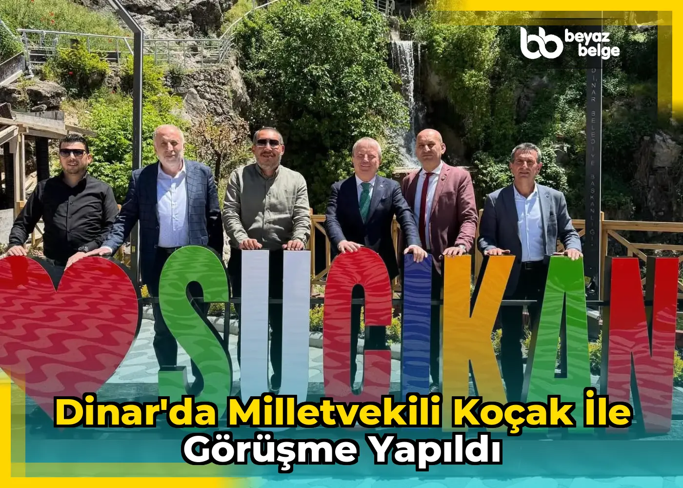 Dinar'da Milletvekili Koçak ile görüşme yapıldı