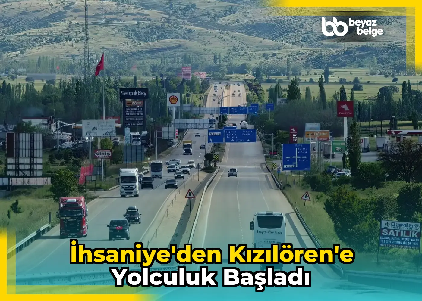 İhsaniye'den Kızılören'e yolculuk başladı