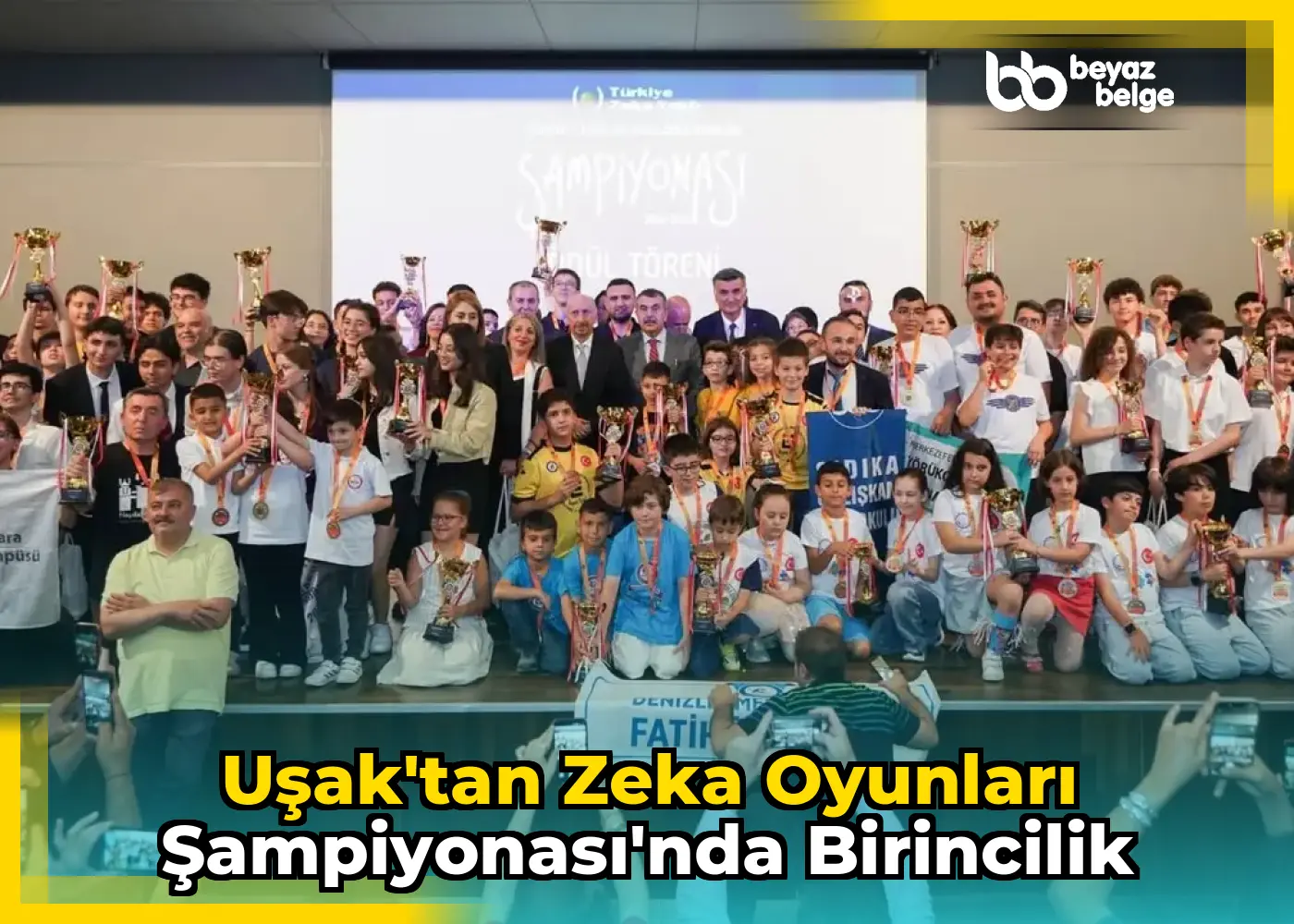 Uşak'tan Zeka Oyunları Şampiyonası'nda Birincilik