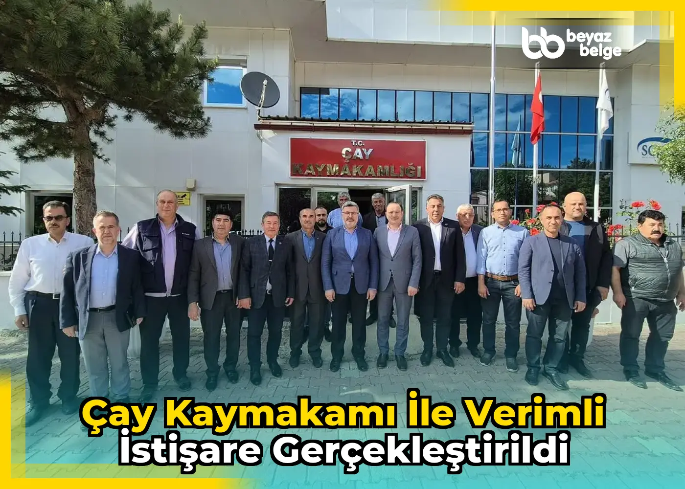 Çay Kaymakamı ile verimli istişare gerçekleştirildi