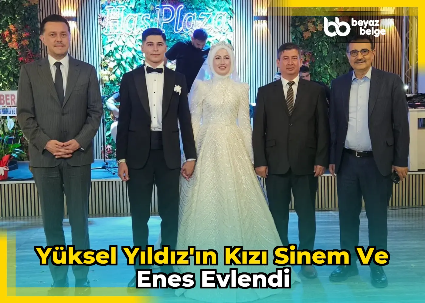 Yüksel Yıldız'ın Kızı Sinem ve Enes Evlendi