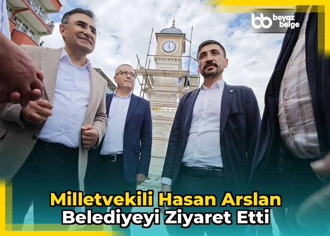 Milletvekili Hasan Arslan belediyeyi ziyaret etti