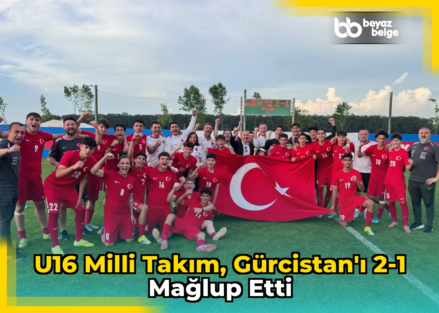 U16 Milli Takım, Gürcistan'ı 2-1 mağlup etti