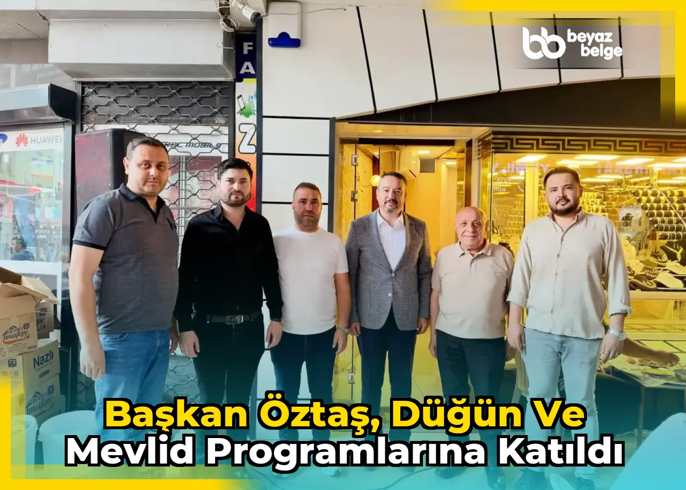 Başkan Öztaş, düğün ve mevlid programlarına katıldı