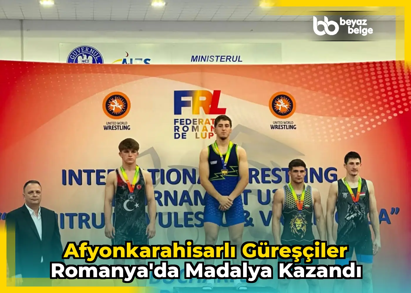 Afyonkarahisarlı Güreşçiler Romanya'da Madalya Kazandı