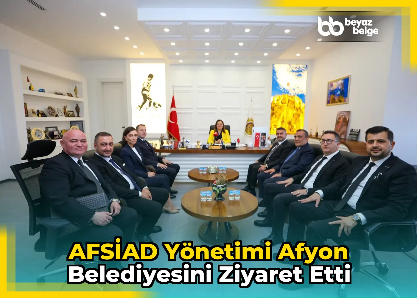 AFSİAD Yönetimi Afyon Belediyesini Ziyaret Etti