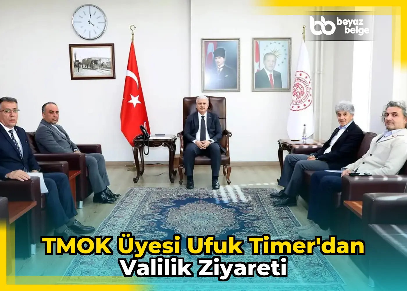 TMOK Üyesi Ufuk Timer'dan Valilik Ziyareti