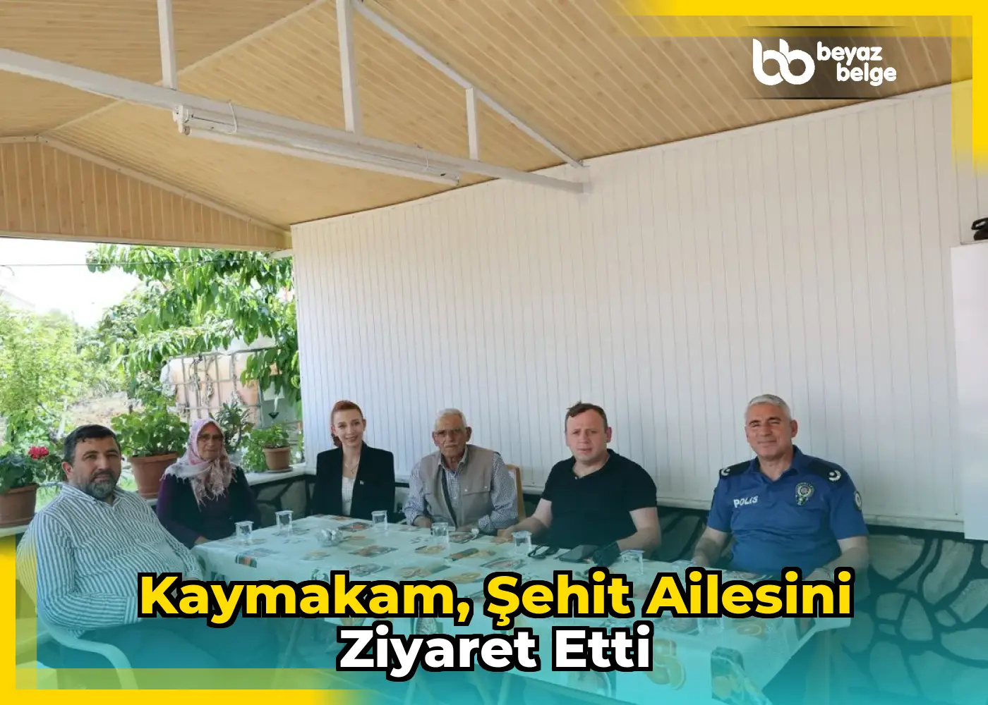 Kaymakam, Şehit Ailesini Ziyaret Etti
