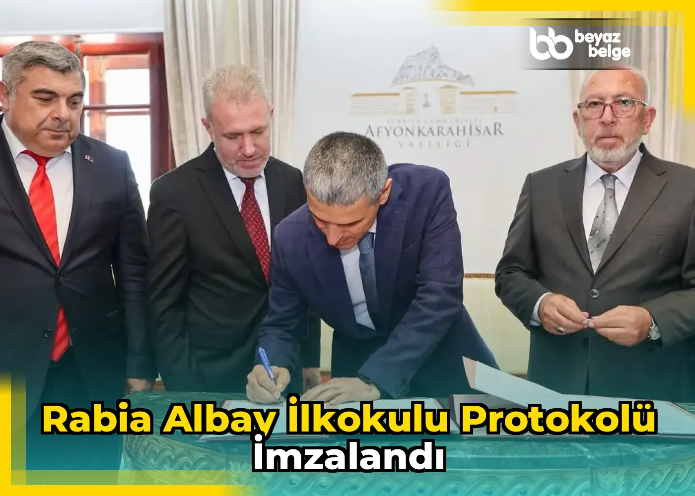 Rabia Albay İlkokulu Protokolü İmzalandı