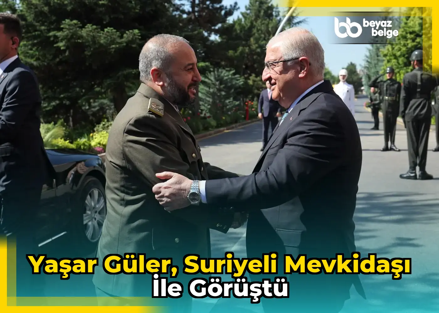 Yaşar Güler, Suriyeli Mevkidaşı ile Görüştü