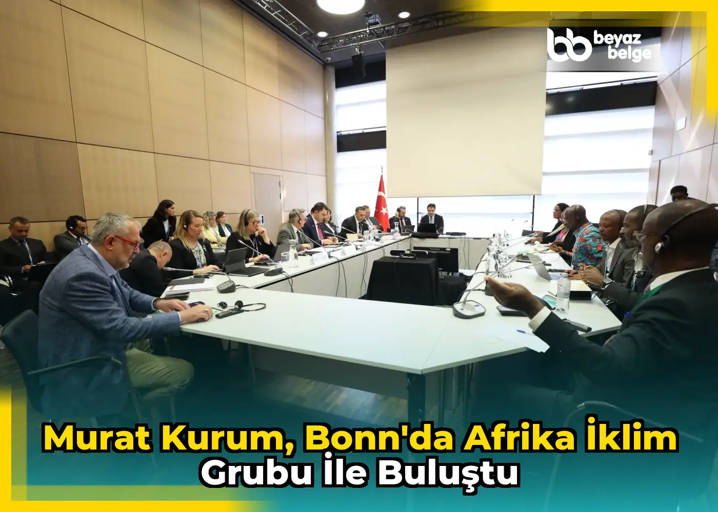Murat Kurum, Bonn'da Afrika İklim Grubu ile buluştu