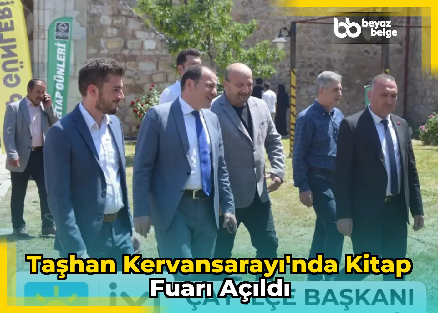 Taşhan Kervansarayı'nda Kitap Fuarı Açıldı