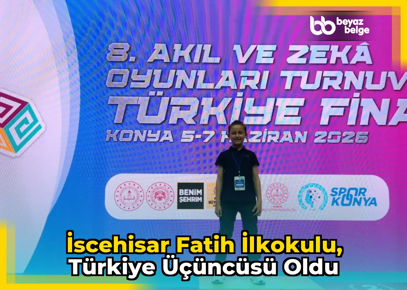 İscehisar Fatih İlkokulu, Türkiye Üçüncüsü oldu