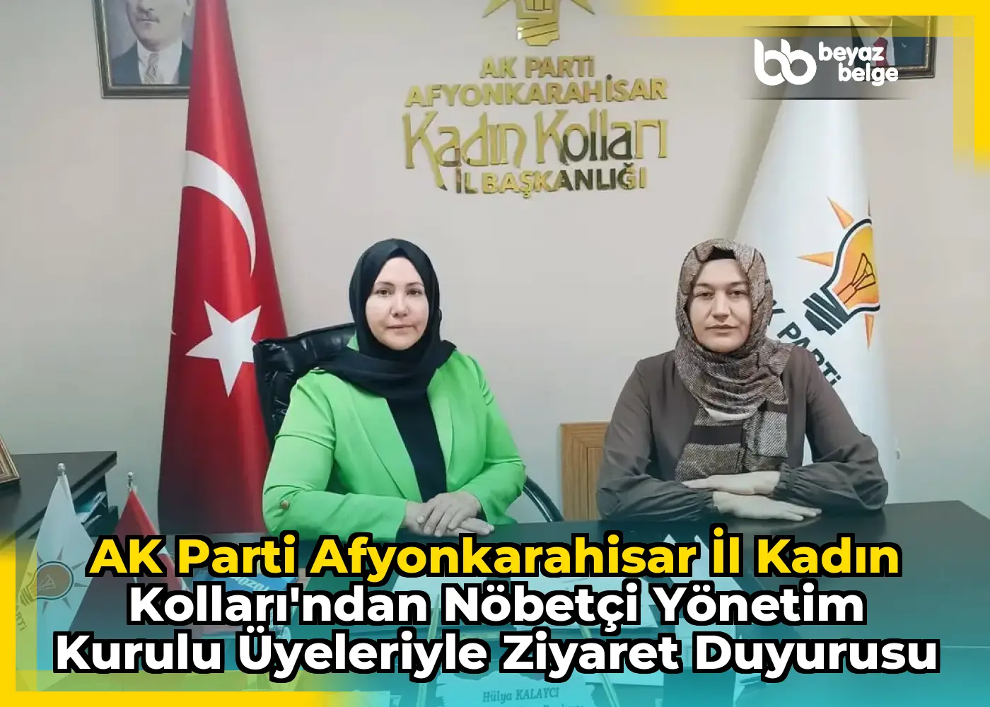 AK Parti Afyonkarahisar İl Kadın Kolları'ndan Nöbetçi Yönetim Kurulu Üyeleriyle Ziyaret Duyurusu