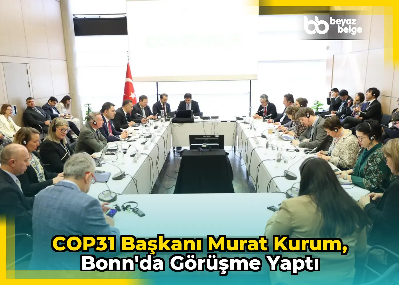 COP31 Başkanı Murat Kurum, Bonn'da görüşme yaptı