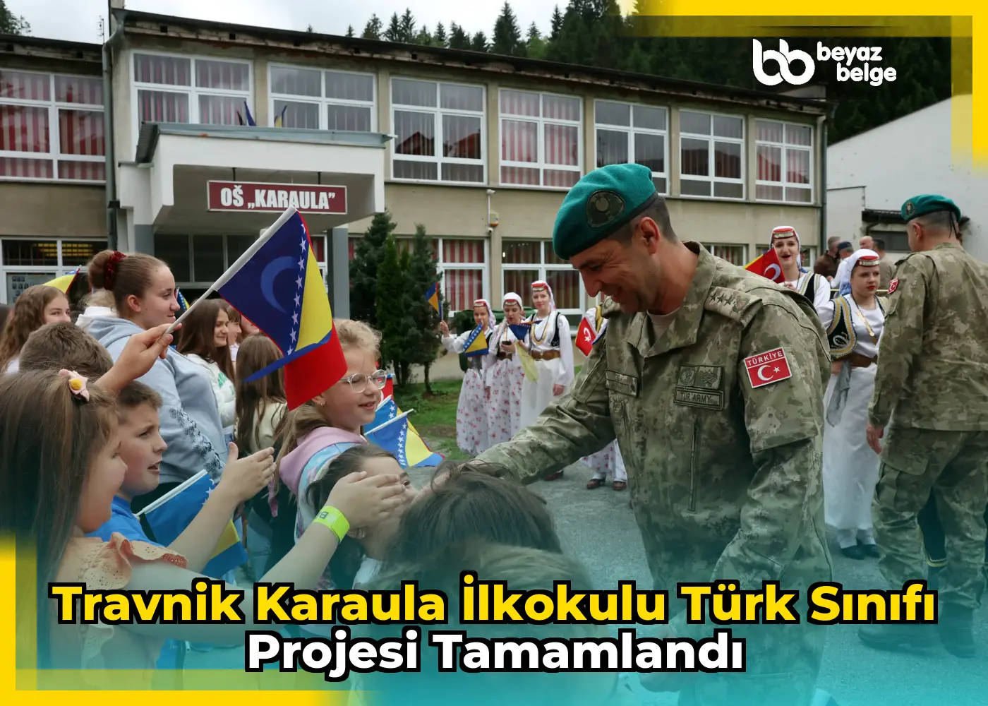 Travnik Karaula İlkokulu Türk Sınıfı Projesi Tamamlandı