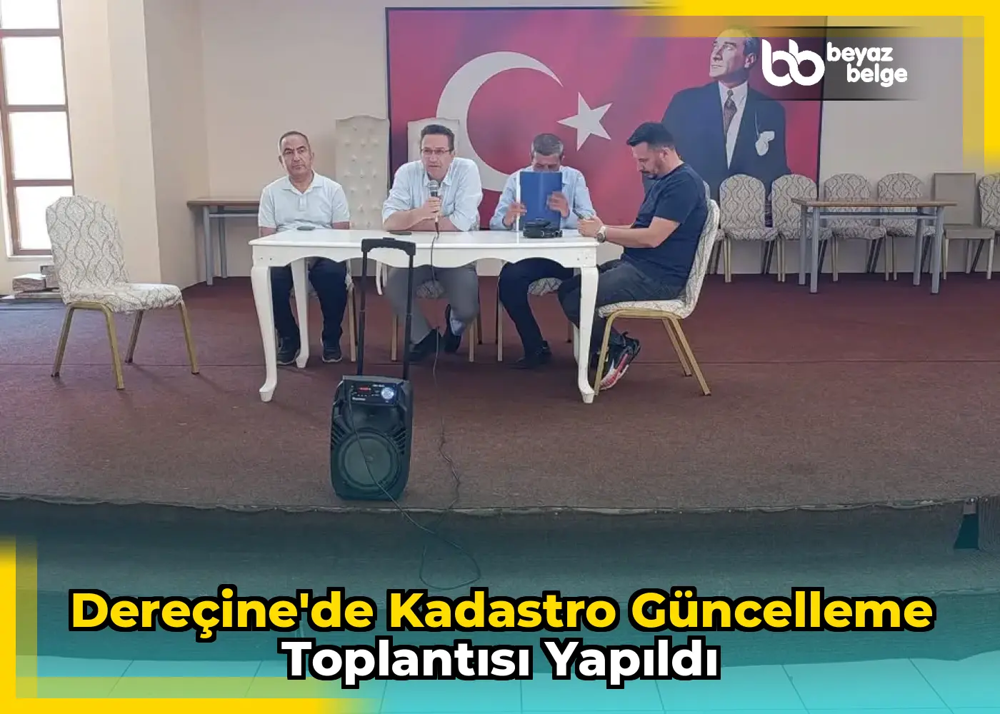 Dereçine'de Kadastro Güncelleme Toplantısı Yapıldı