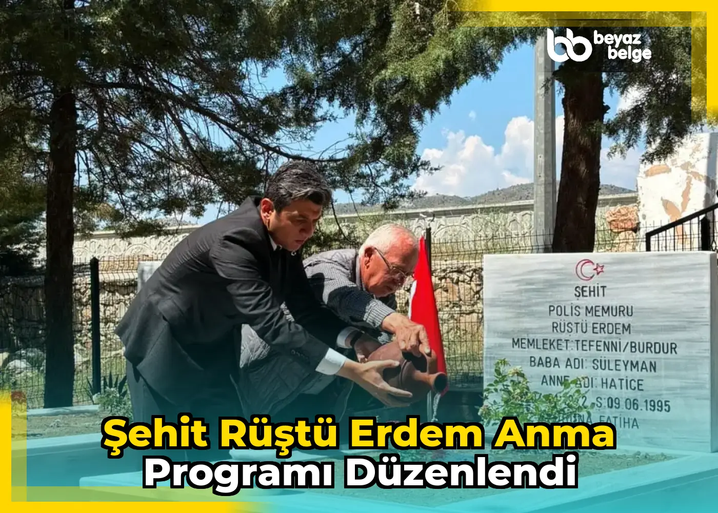 Şehit Rüştü Erdem anma programı düzenlendi