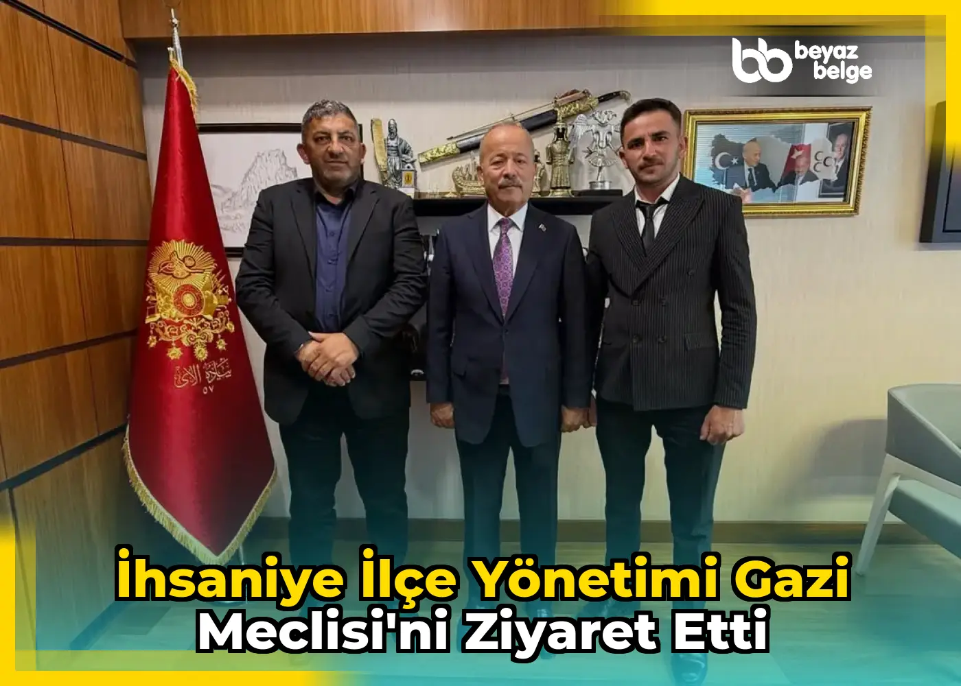 İhsaniye İlçe Yönetimi Gazi Meclisi'ni Ziyaret Etti