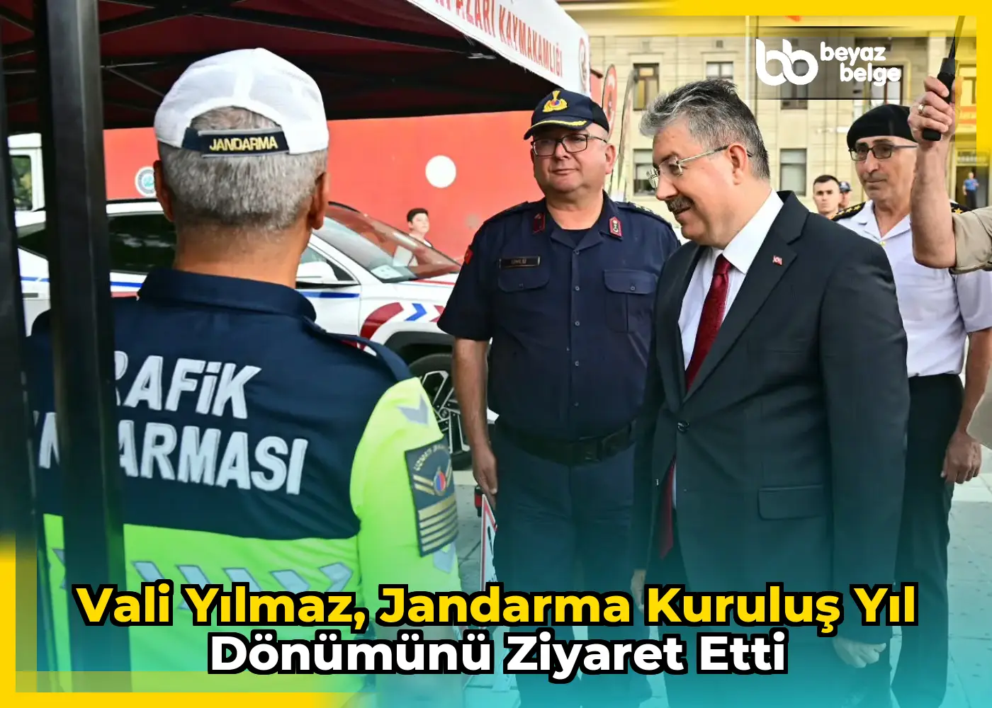 Vali Yılmaz, Jandarma Kuruluş Yıl Dönümünü Ziyaret Etti