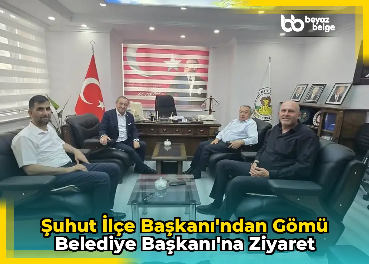 Şuhut İlçe Başkanı'ndan Gömü Belediye Başkanı'na Ziyaret