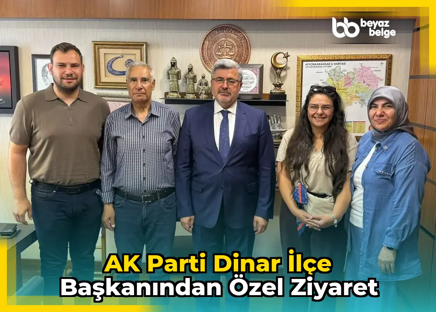 AK Parti Dinar İlçe Başkanından Özel Ziyaret
