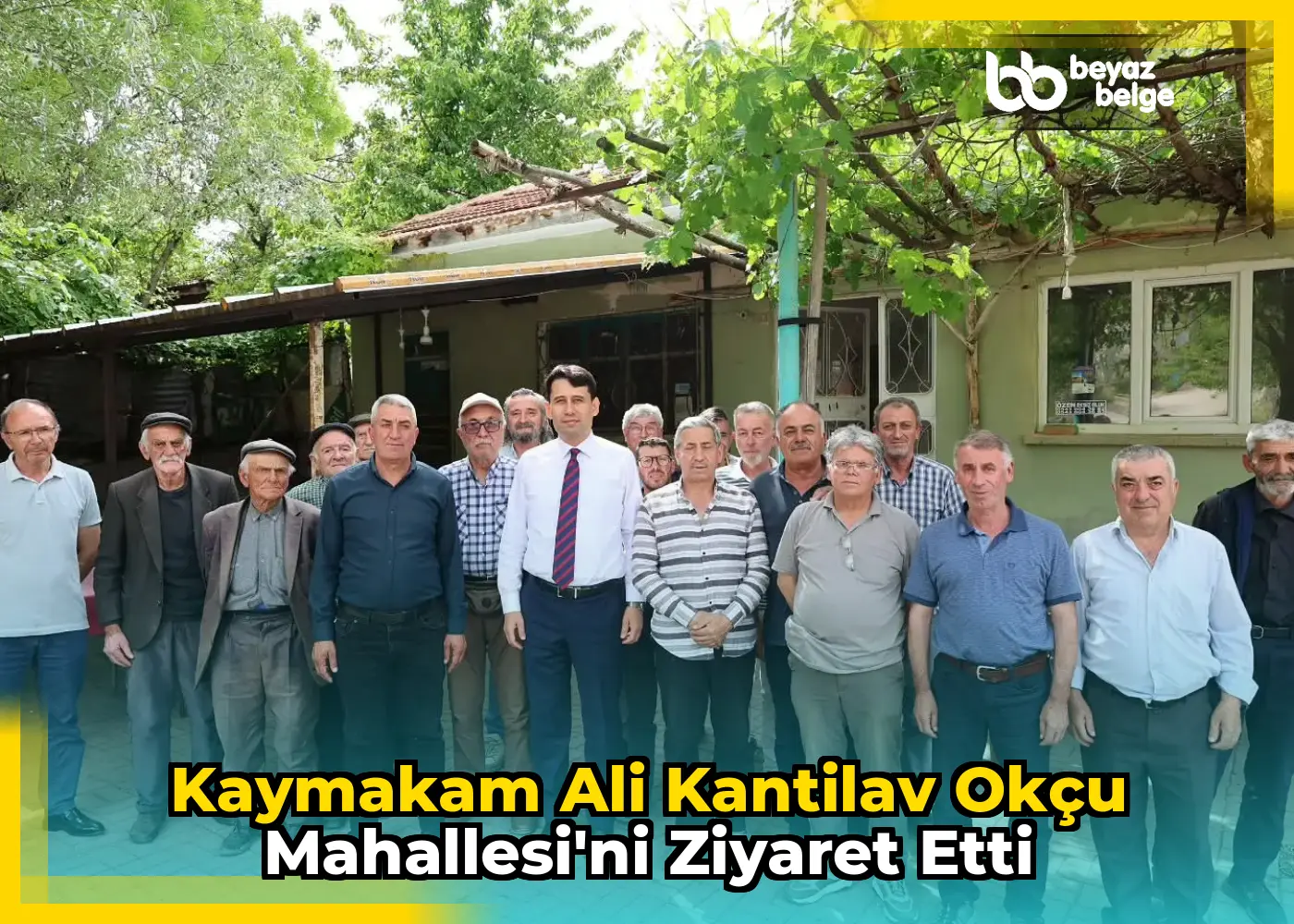 Kaymakam Ali Kantilav Okçu Mahallesi'ni ziyaret etti