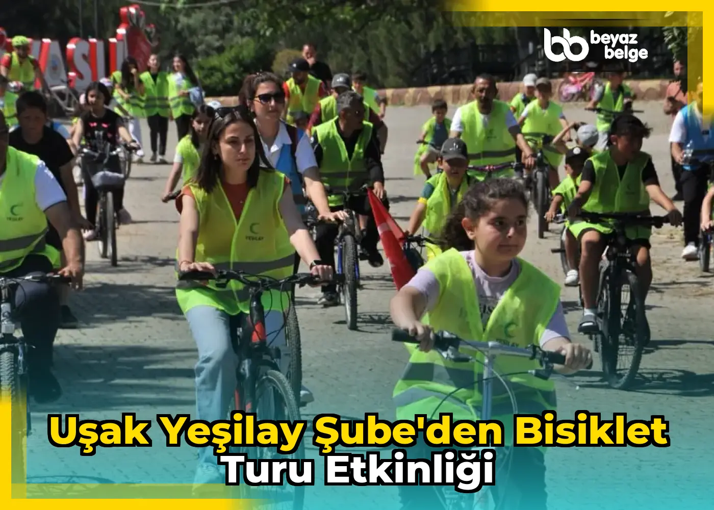 Uşak Yeşilay Şube'den Bisiklet Turu Etkinliği
