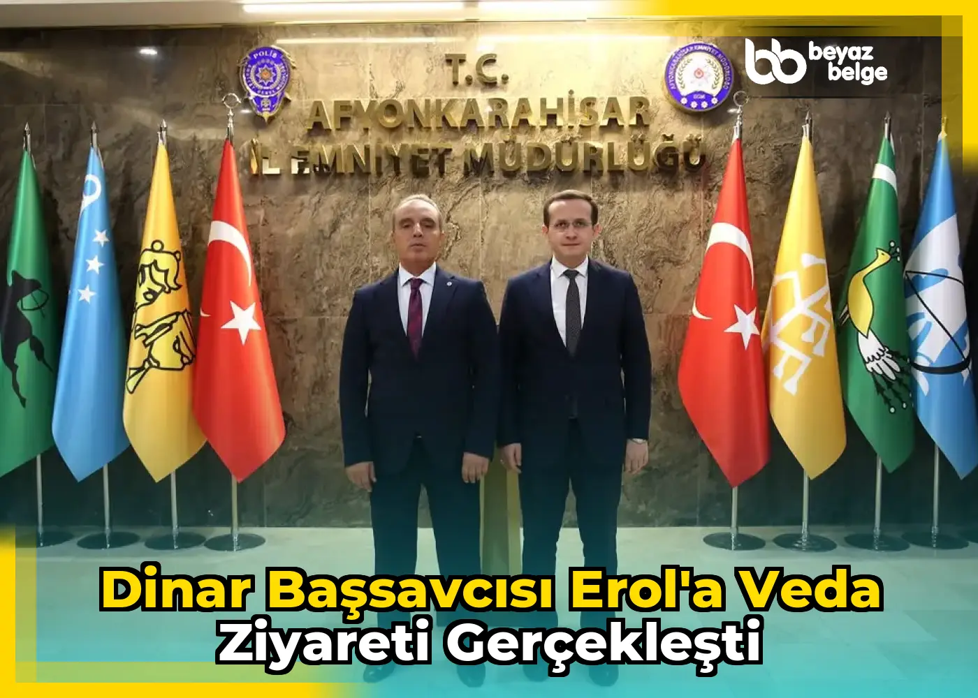 Dinar Başsavcısı Erol'a Veda Ziyareti Gerçekleşti