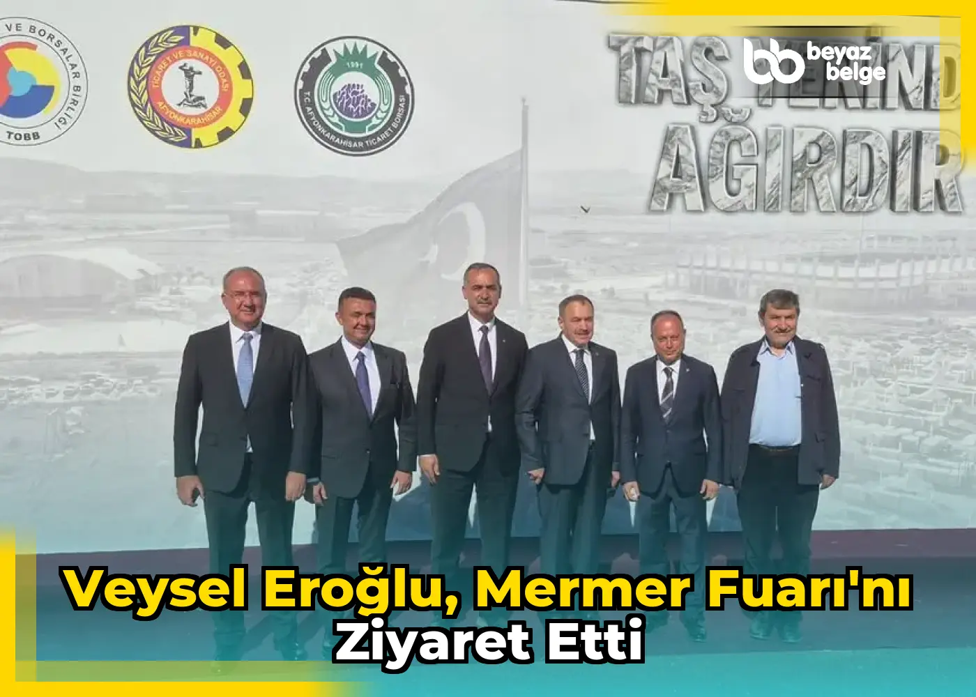 Veysel Eroğlu, Mermer Fuarı'nı Ziyaret Etti