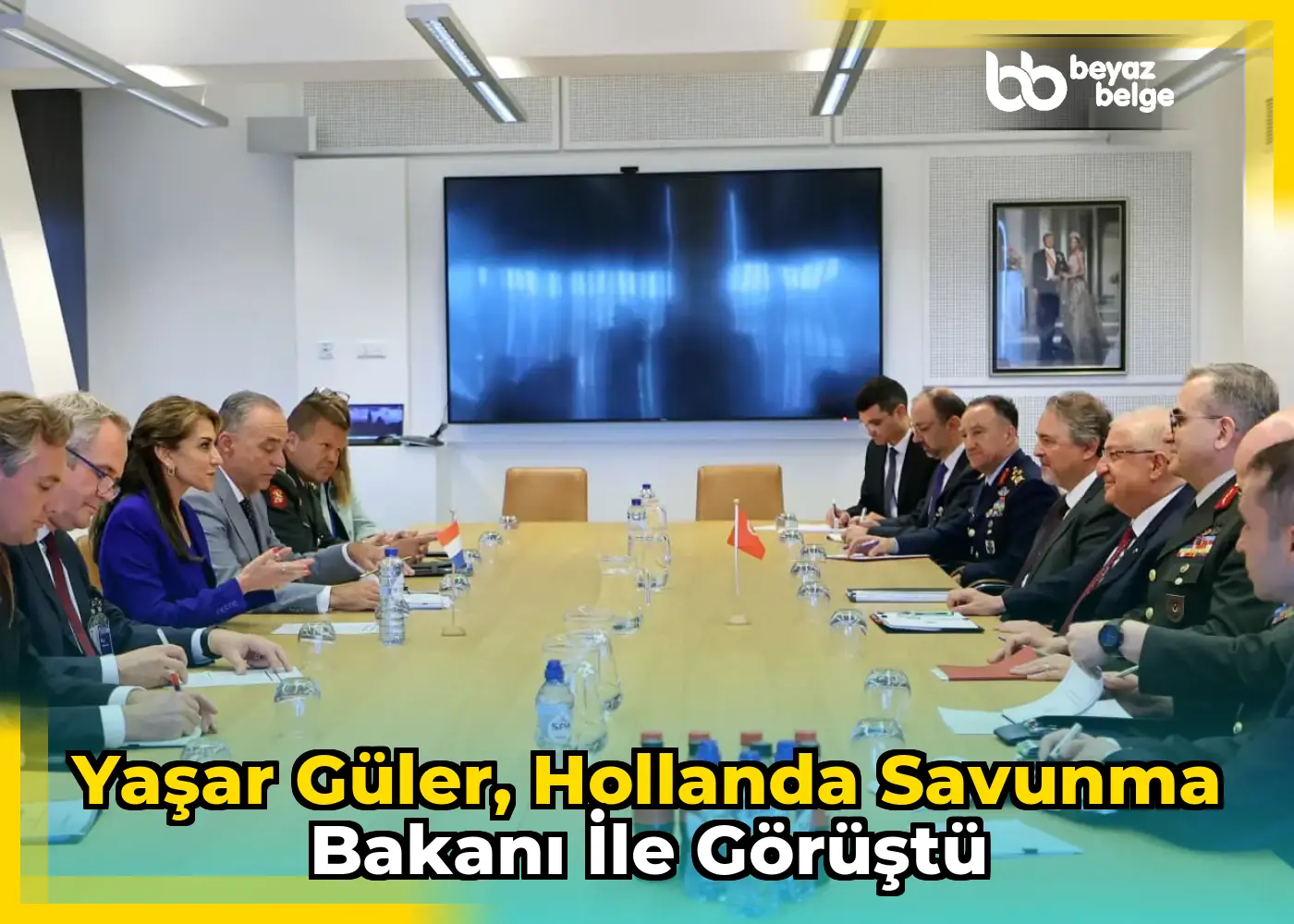 Yaşar Güler, Hollanda Savunma Bakanı ile görüştü