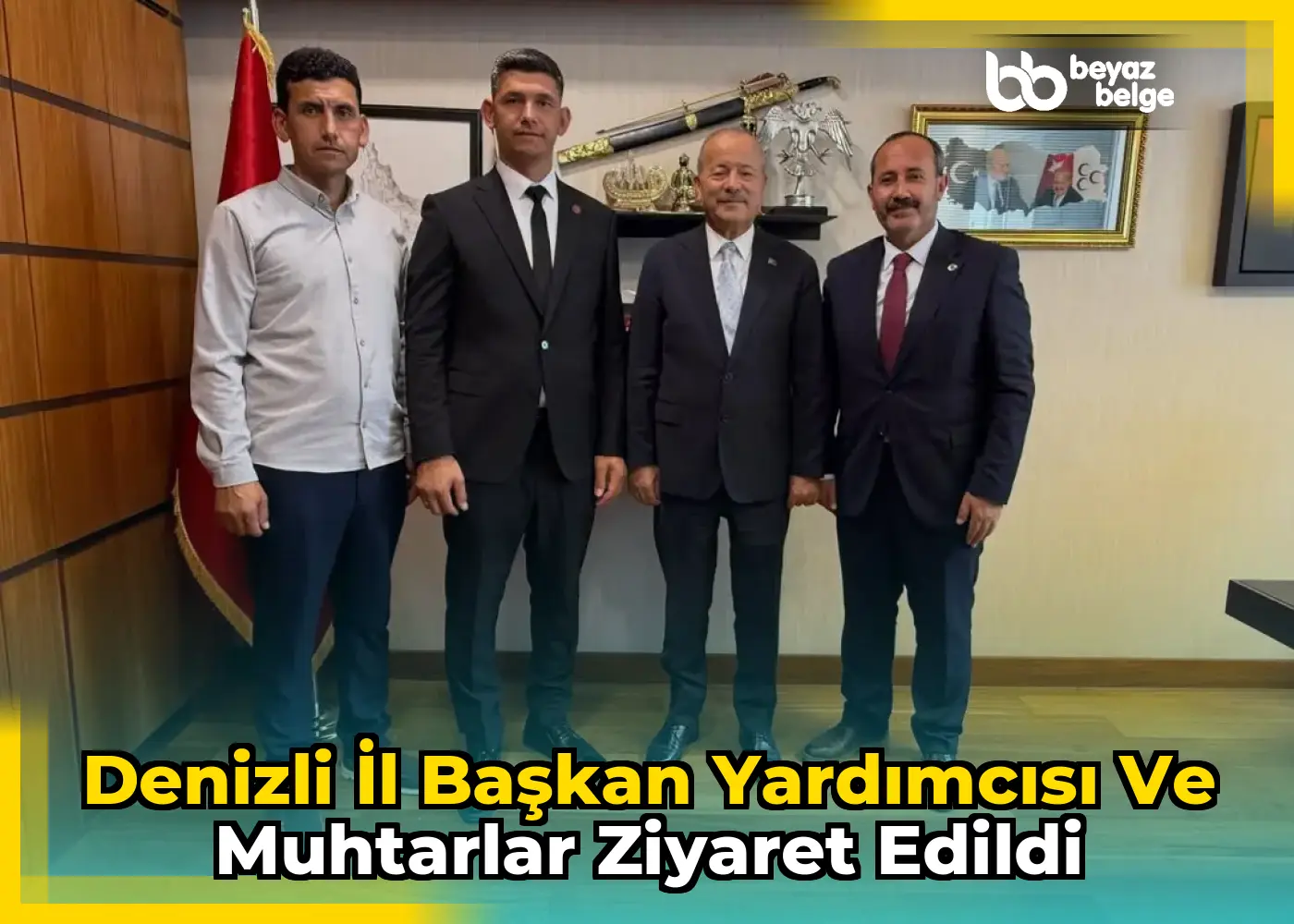 Denizli İl Başkan Yardımcısı ve Muhtarlar Ziyaret Edildi