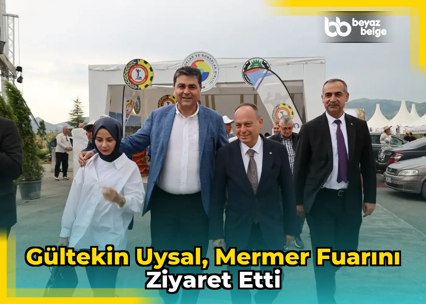 Gültekin Uysal, Mermer Fuarını Ziyaret Etti
