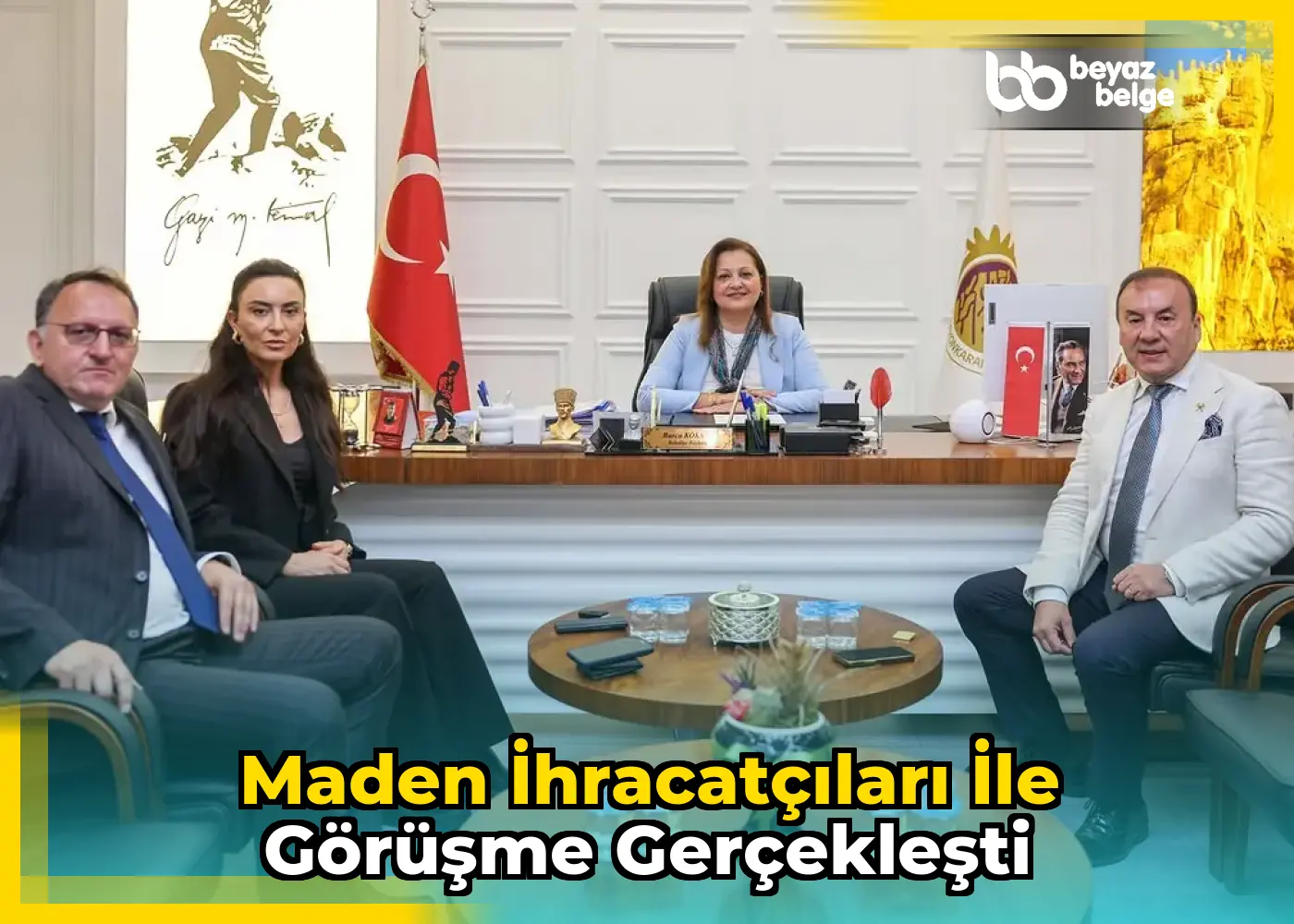 Maden İhracatçıları ile Görüşme Gerçekleşti