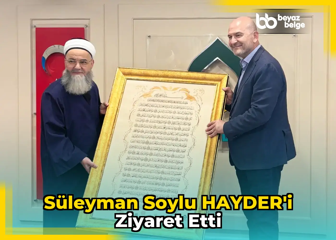 Süleyman Soylu HAYDER'i ziyaret etti